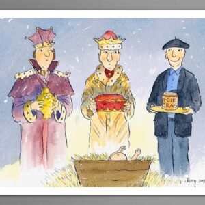 Three Kings foie gras, greeting cards