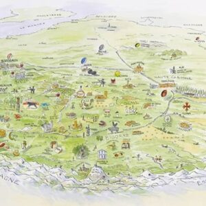 Map of South West France